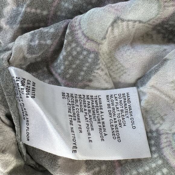 Cleobella Women's Kate Adjustable Strap Boho Print Fringe Mini Dress Size S - Picture 6 of 7